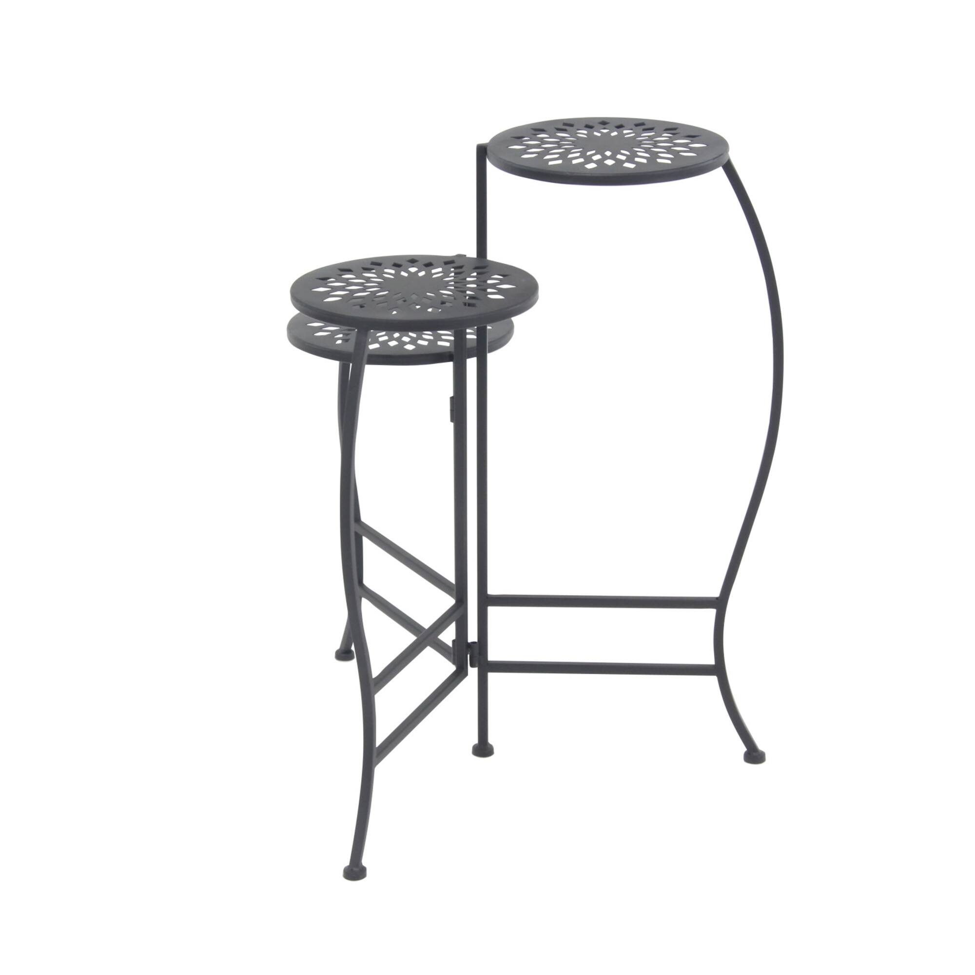 2ft. Black Metal Traditional Plantstand
